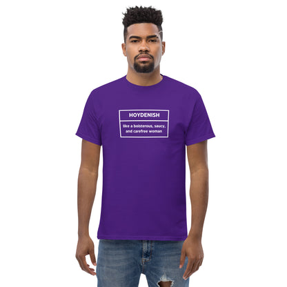 Hoydenish Unisex Classic Tee Purple Mary Neal Adult