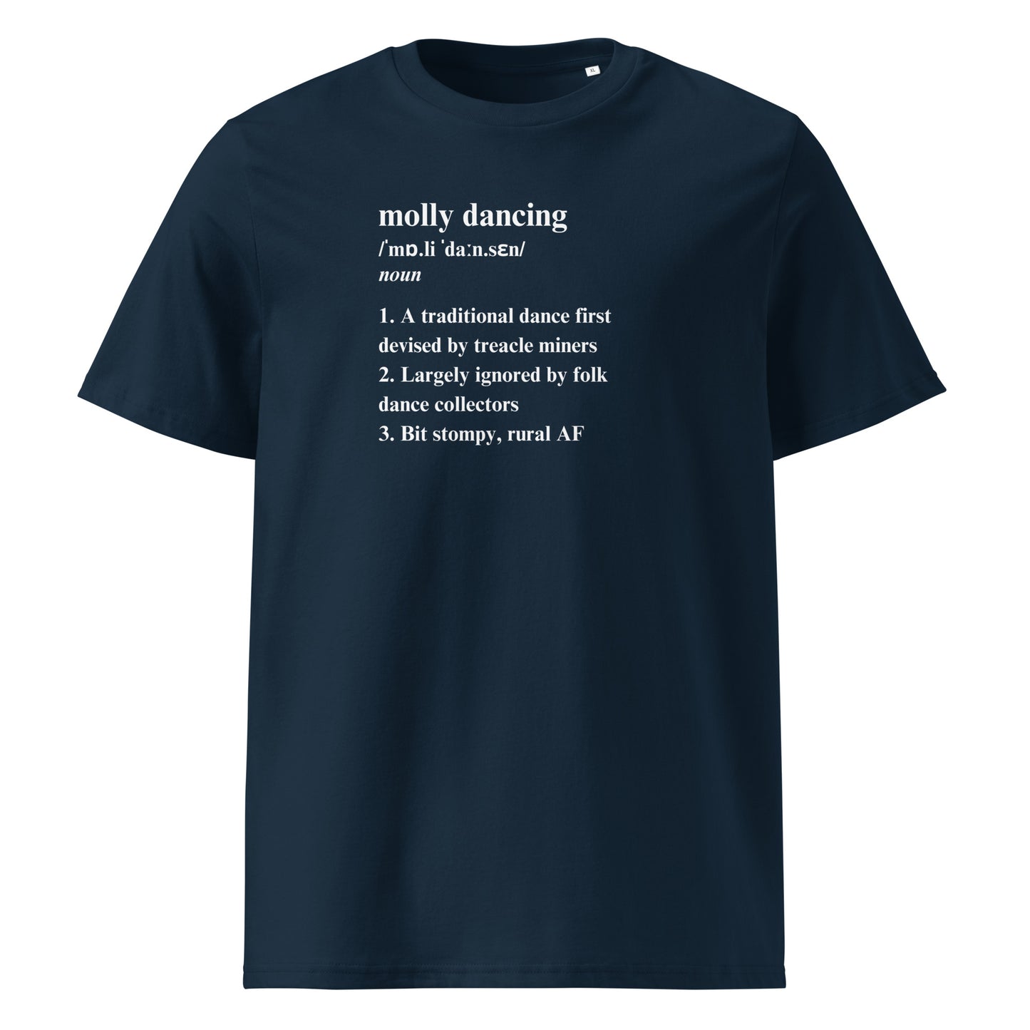 Molly Dancing Treacle Definition Unisex Organic Cotton T-shirt Adult