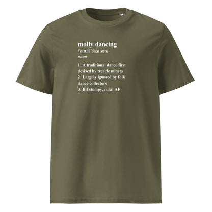 Molly Dancing Treacle Definition Unisex Organic Cotton T-shirt Adult