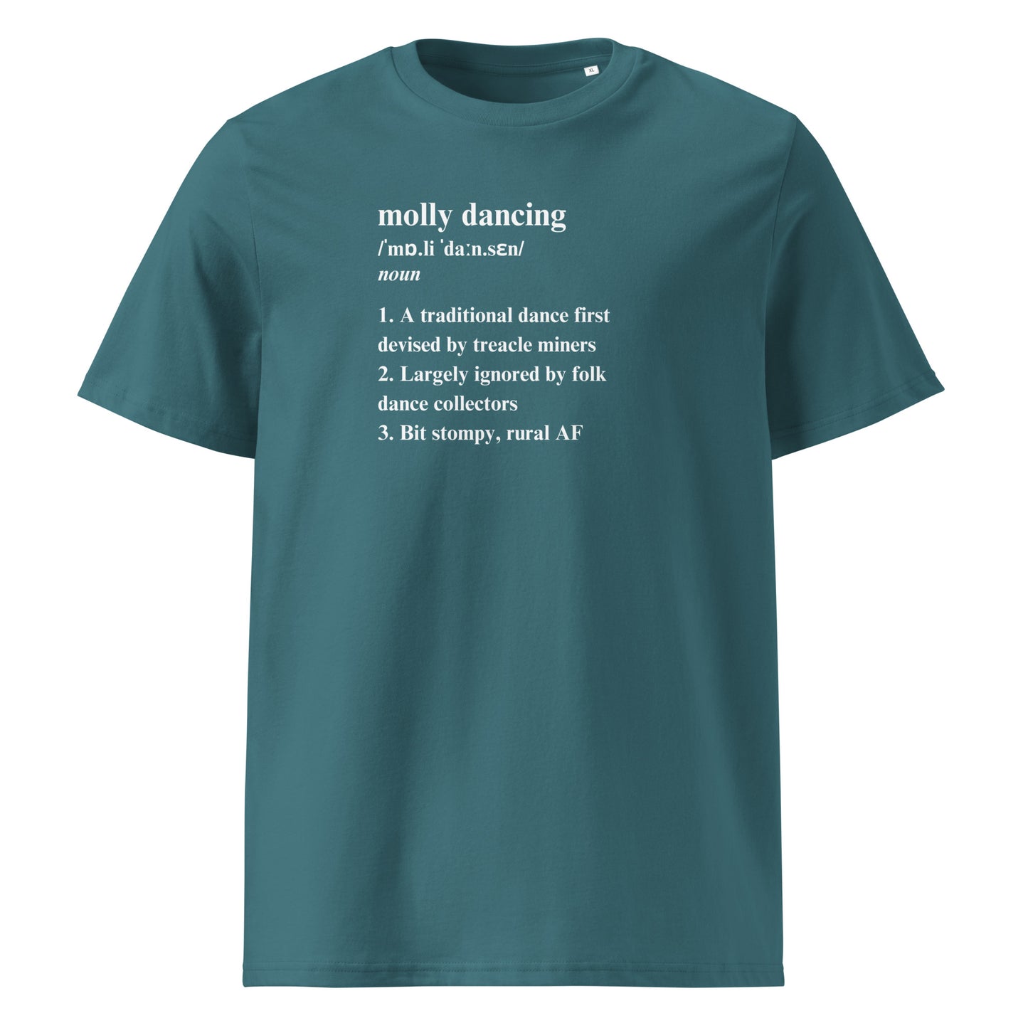 Molly Dancing Treacle Definition Unisex Organic Cotton T-shirt Adult