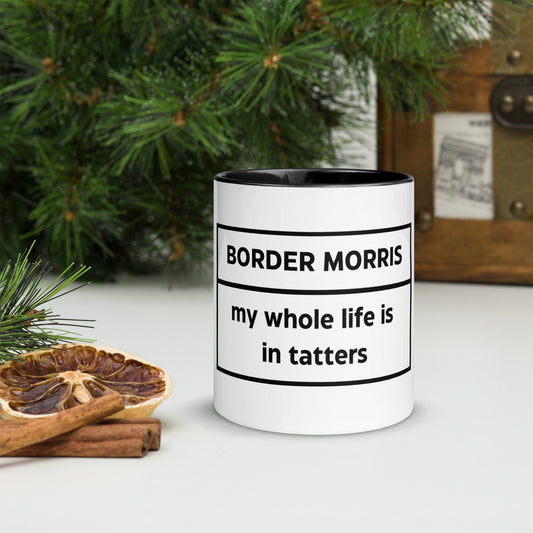 Border Tatters Mug with Colour Inside